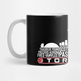 Toronto Basketball Team 23 Player Roster, Toronto City Skyline Mug